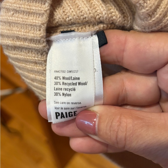 NEW Paige Virtue Scoop Neck Ribbed Sweater - Picture 15 of 15